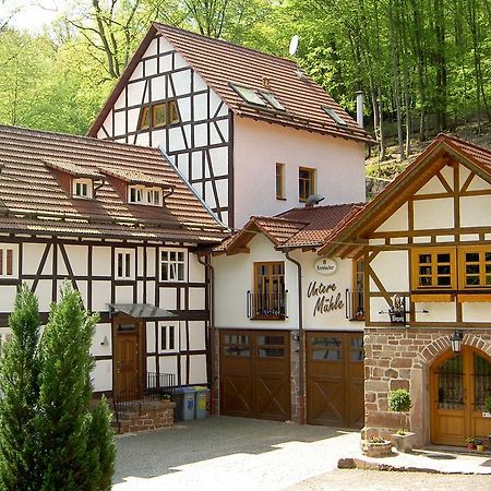 Pension Untere Muehle Burghaun Exterior foto